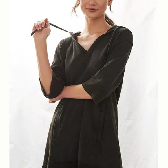 Anthropologie Daily Practice flounce hooded dress XS - Picture 2 of 10